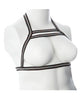 Φόρτωση εικόνας στο πρόγραμμα προβολής Gallery, Gender Fluid Silver Lining Harness - S-L Black/Silver