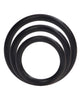 Cargue la imagen en el visor de la galería, Anillos de soporte de silicona - negro