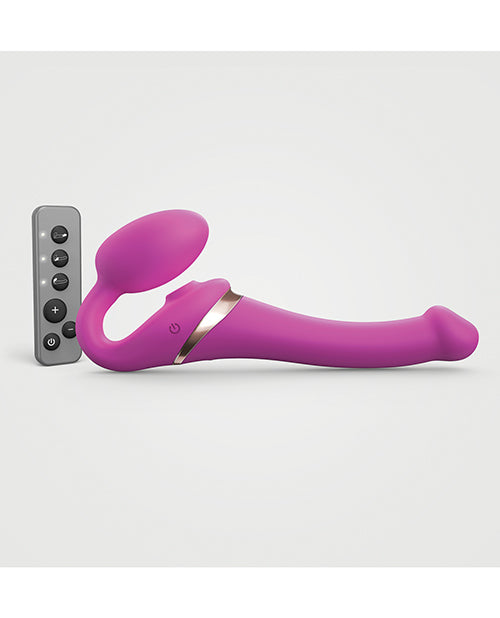 Lataa kuva gallerian katseluohjelmaan, Strap On Me Monirakkautta Taipuisa Hihnaton Strap On Pieni - Fuksia