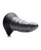 Load image into Gallery viewer, Creature Cocks Beastly Tapered Bumpy Silicone Dildo - Silver/Black