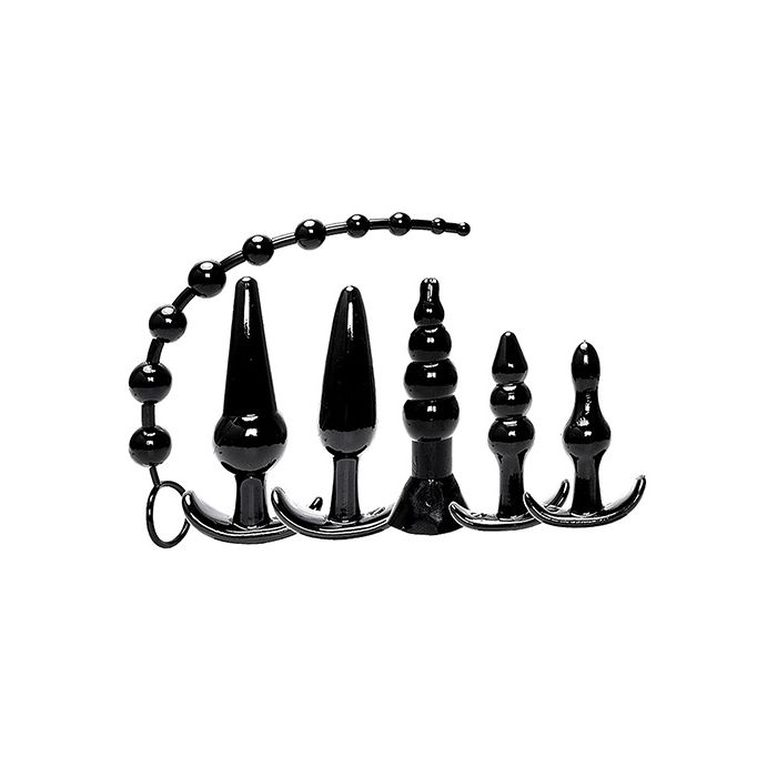 Carica l'immagine nel visualizzatore Galleria, Try-Curious Anal Plug Kit - Black