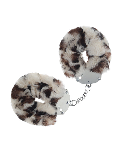 Charger l'image dans la visionneuse de la galerie, Shots Ouch! Heavy-duty Fluffy Handcuffs - Snow Leopard