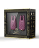 Afbeelding laden in Galerijviewer, ZALO Nave Vibrating Nipple Clamps - Velvet Purple
