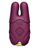 Afbeelding laden in Galerijviewer, ZALO Nave Vibrating Nipple Clamps - Velvet Purple