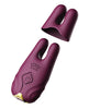 Afbeelding laden in Galerijviewer, ZALO Nave Vibrating Nipple Clamps - Velvet Purple