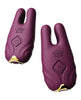 Afbeelding laden in Galerijviewer, ZALO Nave Vibrating Nipple Clamps - Velvet Purple