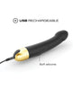 Charger l'image dans la visionneuse de la galerie, Dorcel Real Vibration M Eight Point Six Inch Rechargeable Vibrator Black Gold