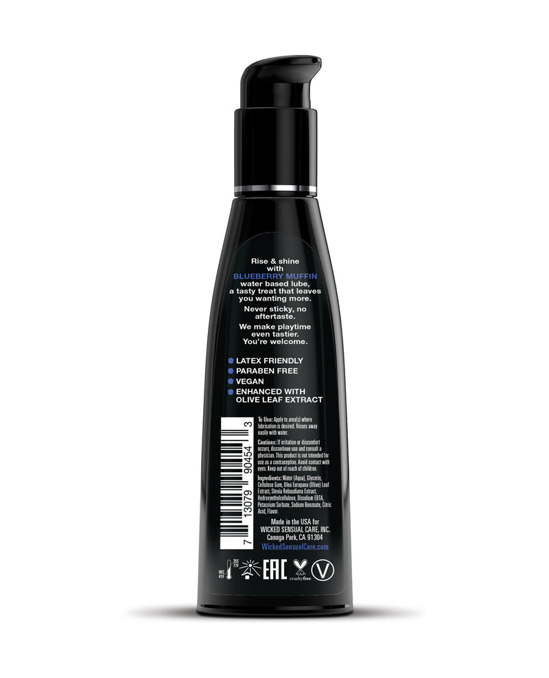 Ladda bilden i Galleri Viewer, Wicked Sensual Care Water Based Lubricant Blueberry Muffin 4 Oz