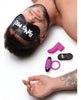 Carica l'immagine nel visualizzatore Galleria, Bang! Couple's Kit with RC Bullet, Blindfold, Cock Ring & Finger Vibe - Purple