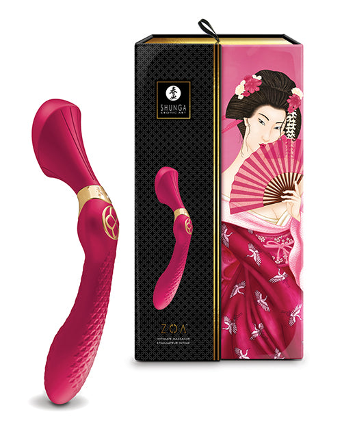 Load image into Gallery viewer, Shunga Zoa Intimate Massager - Raspberry