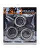 Charger l'image dans la visionneuse de la galerie, Oxballs Fat Willy 3 Pack Jumbo Cock Rings - Steel
