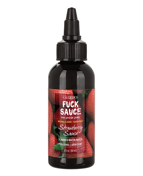 Cargue la imagen en el visor de la galería, Fuck Sauce Flavored Water Based Personal Lubricant - 2 oz Strawberry