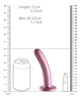 Load image into Gallery viewer, Shots Ouch 6" Smooth G-Spot Dildo - Rose Gold