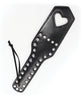 Load image into Gallery viewer, Plesur Cut-Out Heart w/Studs Paddle - Black