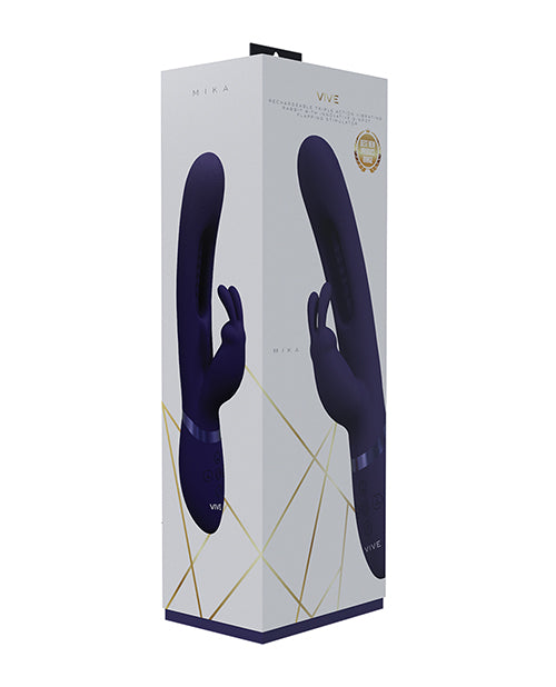 Bild in den Galerie-Viewer laden, Shots Vive Mika Flapping Tongue Rabbit Vibrator - Purple
