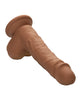 Indlæs billede i gallerifremviser, Studs Dual Density Silicone 5" Dildo - Brown