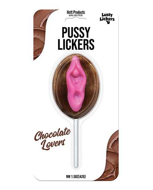 Cargue la imagen en el visor de la galería, Lusty Lickers Chocolate Lovers Pop Candy On A Stick
