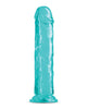 Load image into Gallery viewer, Fantasia Upper 8 Inch Dildo Teal Flexible Stimulating Toy For All Lubricants