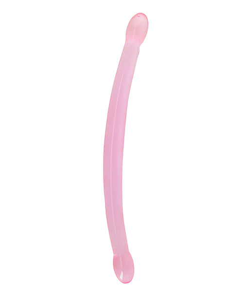Load image into Gallery viewer, Shots RealRock Crystal Clear 17" Double Dildo - Pink
