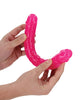 Load image into Gallery viewer, Shots RealRock 12" Double Dong Glow in the Dark - Neon Pink