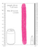 Load image into Gallery viewer, Shots RealRock 12" Double Dong Glow in the Dark - Neon Pink