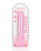 Încărcați imaginea în vizualizatorul Galerie, Shots RealRock Crystal Clear 9" Straight Dildo w/Suction Cup - Pink