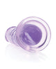 Load image into Gallery viewer, Shots RealRock Crystal Clear 8" Straight Dildo w/Suction Cup - Purple