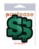 Afbeelding laden in Galerijviewer, Pastease Premium Glitter Dollar Sign - Green O/S