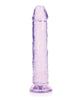 Φόρτωση εικόνας στο πρόγραμμα προβολής Gallery, Shots RealRock Crystal Clear 9" Straight Dildo w/Suction Cup - Purple