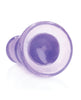 Load image into Gallery viewer, Shots RealRock Crystal Clear 5.5" Curvy Dildo/Butt Plug - Purple