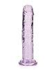 Charger l'image dans la visionneuse de la galerie, Shots RealRock Crystal Clear 6" Straight Dildo w/Suction Cup - Purple