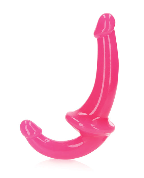 Charger l'image dans la visionneuse de la galerie, Shots RealRock 6" Strapless Strap On Glow in the Dark - Neon Pink