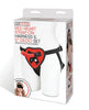 Charger l'image dans la visionneuse de la galerie, Lux Fetish 5" Dildo w/Red Heart Strap On Harness Set