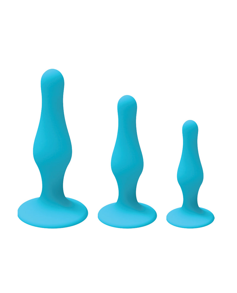 Carregar imagem no visualizador da Galeria, Nobu Rainbow Silicone Plug Set - Blue