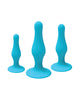 Carregar imagem no visualizador da Galeria, Nobu Rainbow Silicone Plug Set - Blue