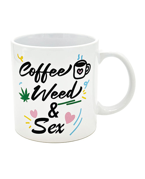 Φόρτωση εικόνας στο πρόγραμμα προβολής Gallery, Attitude Mug Coffee, Weed & Sex - 22 oz