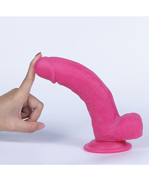 Load image into Gallery viewer, Get Lucky Mr. Pink 7.5" Dual Layer Dong