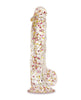 Indlæs billede i gallerifremviser, Glittergasm 8.5" Ballsy Dildo - Rød/Guld/Orange
