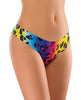 Load image into Gallery viewer, Mememe Pride Cougar Printed Thong XL
