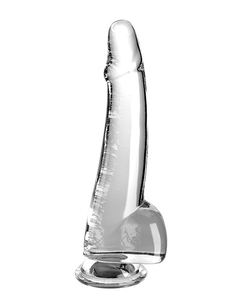 Cargue la imagen en el visor de la galería, King Cock Clear 10" Cock w/Balls - Clear