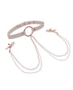 Charger l'image dans la visionneuse de la galerie, Sex & Mischief Peaches 'n CreaMe Collar w/Nipple Clamps