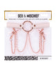 Charger l'image dans la visionneuse de la galerie, Sex & Mischief Peaches 'n CreaMe Collar w/Nipple Clamps