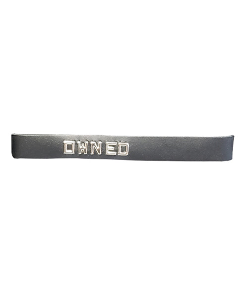 Bild in den Galerie-Viewer laden, Spartacus OWNED Leather Collar - Black