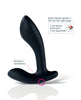 Ladda bilden i Galleri Viewer, Mystim Flexing Flavio eStim Silicone Prostate Stimulator - Black