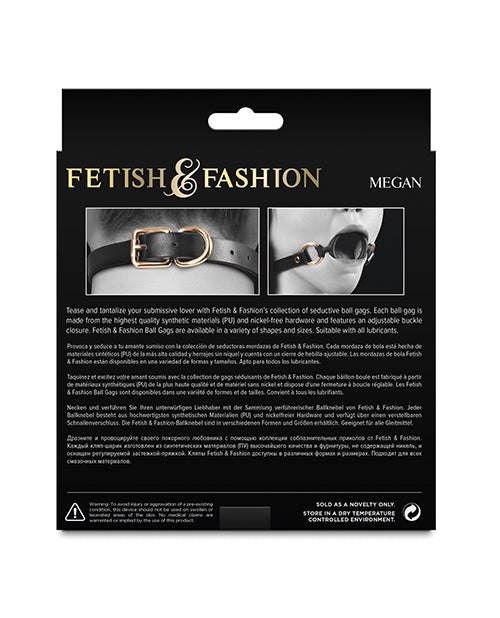 Lataa kuva gallerian katseluohjelmaan, Fetish & Fashion Megan Ball Gag - Black