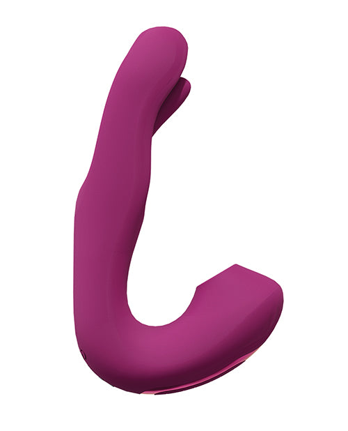 Load image into Gallery viewer, Shots Vive Yuna Dual Action Airwave Vibrator & G-Spot Stimulator - Pink