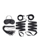 Ladda bilden i Galleri Viewer, Lux Fetish 4 pc Bondage Strap & Flogger Kit