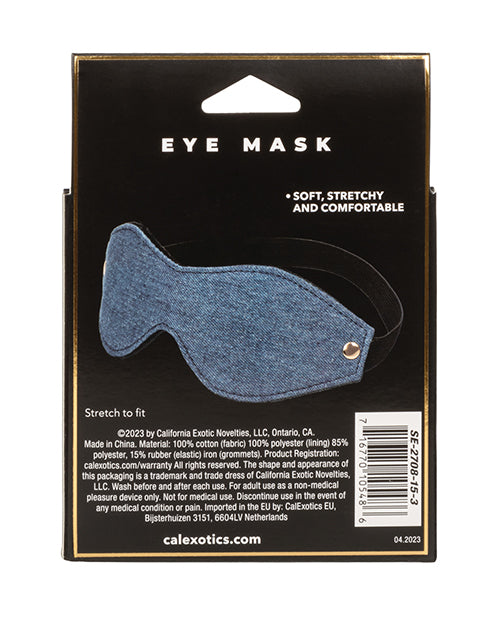 Załaduj obraz do przeglądarki galerii, Ride 'Em Premium Denim Collection Eye Mask