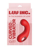 Cargue la imagen en el visor de la galería, Luv Inc. Curved Vibrator - Red