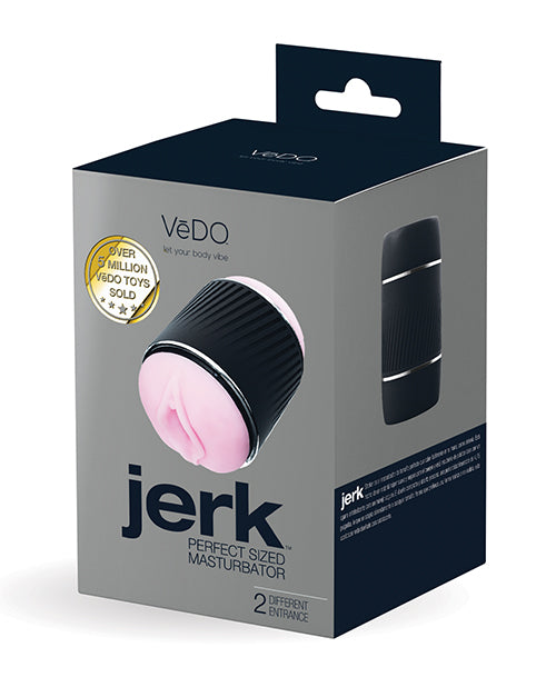 Load image into Gallery viewer, VeDO Jerk Masturbation Sleeve - Black/Pink